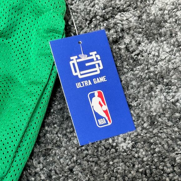 Mens Boston Celtics NBA Ultra Game Kelly Green King Court Player Shorts Medium - Picture 5 of 15